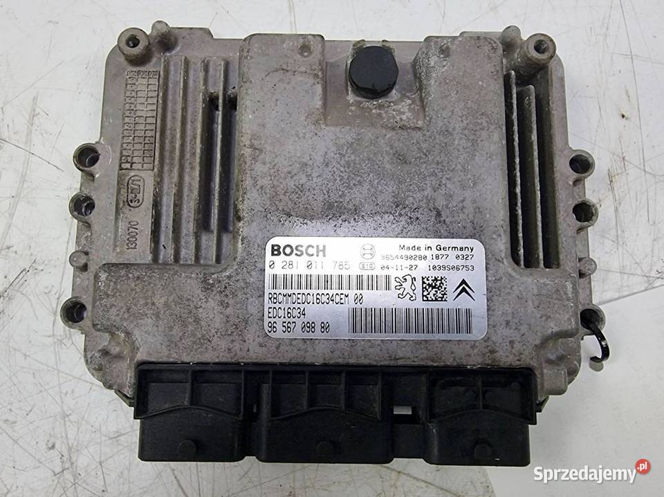 KOMPUTER SILNIKA ECU CITROEN C3 9656709880 Pozostałe