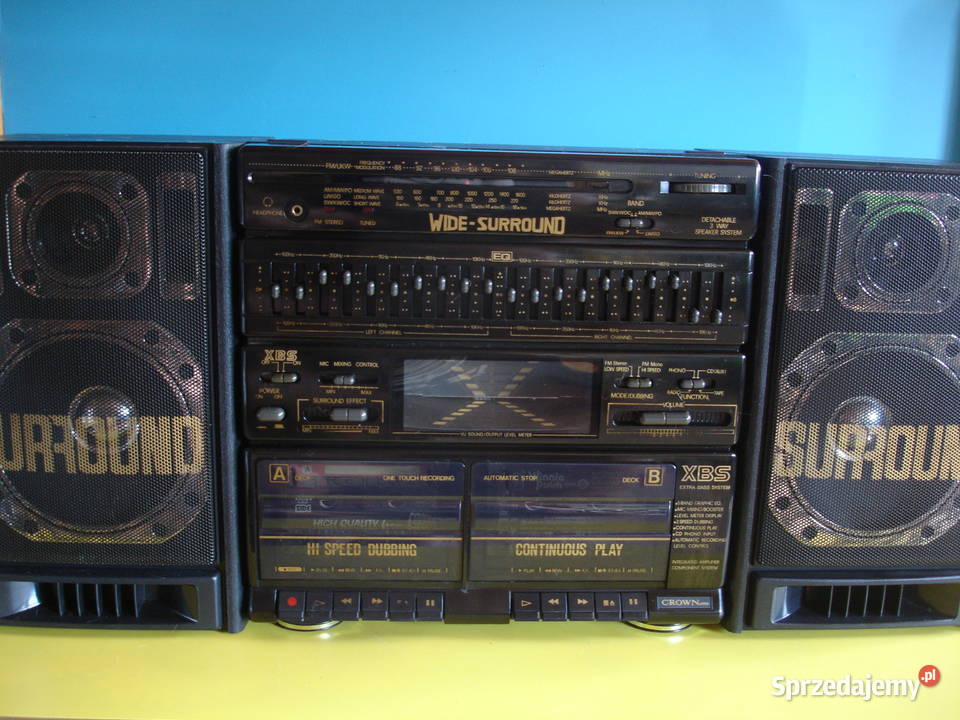 Radiomagnetofon CROWN SZT8905 Audio lubuskie