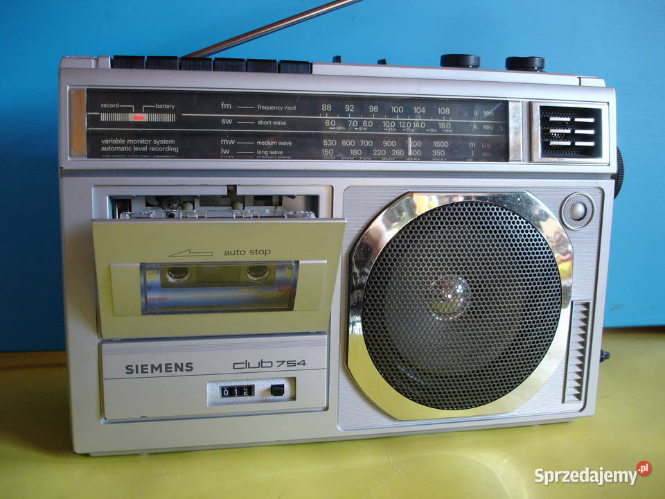 Radiomagnetofon SIEMENS CLUB 754 Pozostałe Zielona Góra