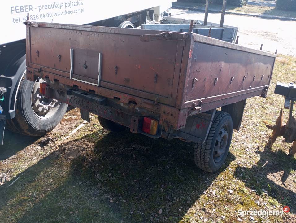 Przyczepka samochodowa plandeka Świecie nad Osą