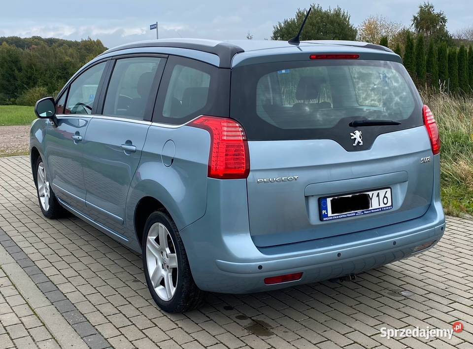 Peugeot 5008 HDI FAP 110 Premium Rok produkcji 2010 Kołobrzeg