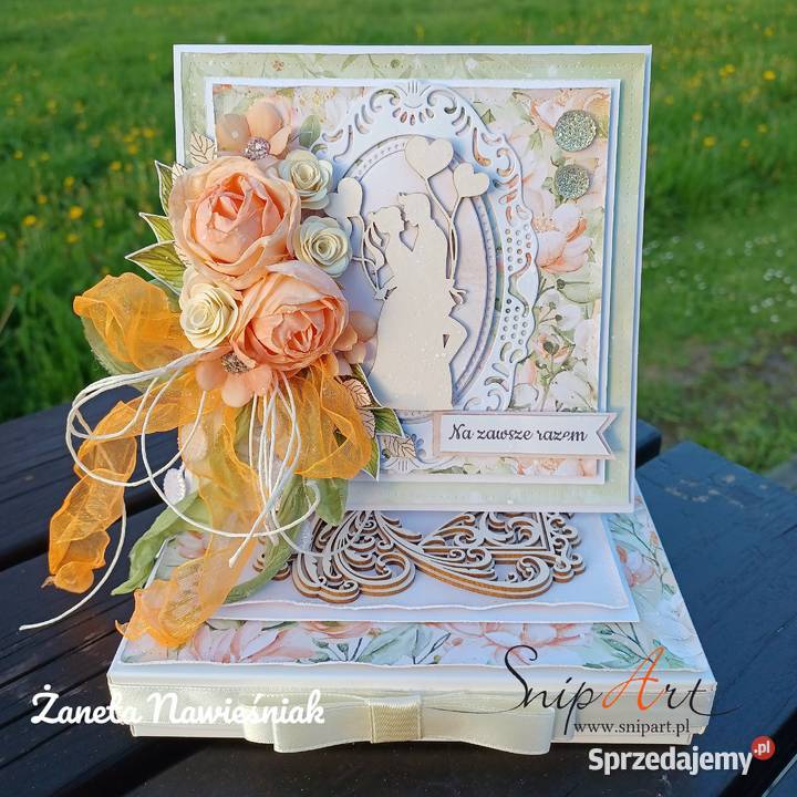 KARTKA ŚLUBNA pamiątka ślubna małopolskie Mszana Dolna