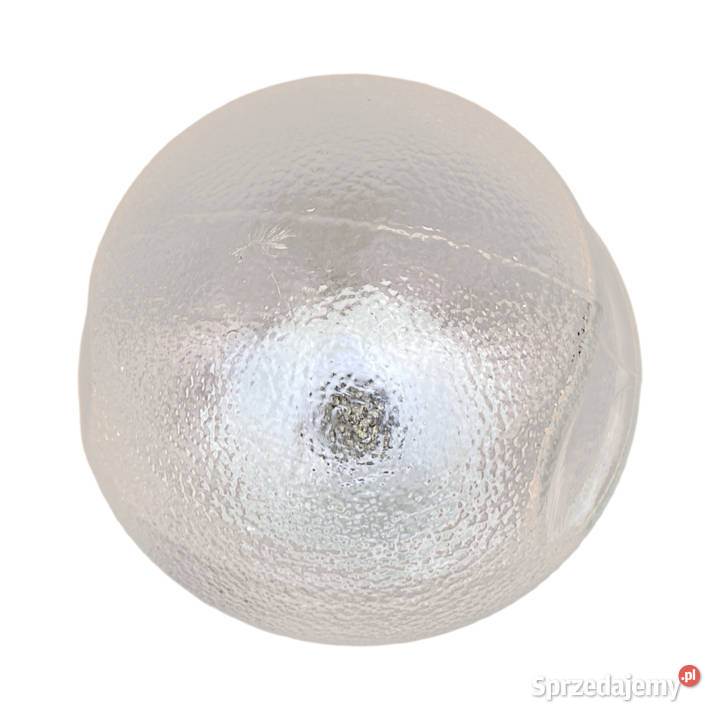 Szklany kinkiet przemysłowy DZPE Polska lata 70 Kinkiety Warszawa