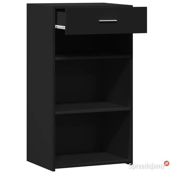 Szafka czarna 50x425x93 materiał drewnopochodny Warszawa
