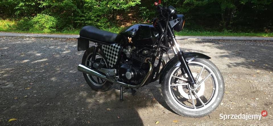 Suzuki GS 450S A2nowe opony custom Cafe racer 28600km Międzybrodzie Żywieckie