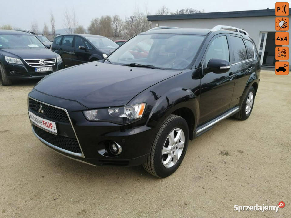 Mitsubishi Outlander 20 140 4x4 klima parktronik relingi dachowe dolnośląskie