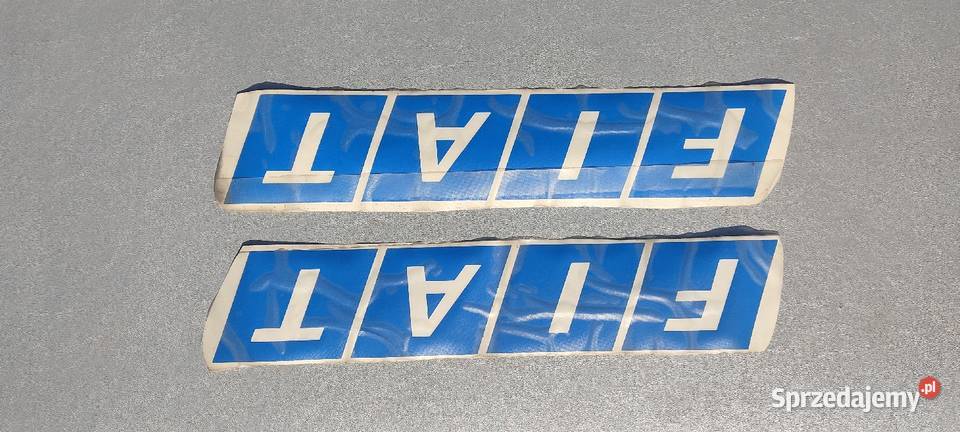 Naklejki napisy emblematy FIAT Naklejki Tuning wizualny