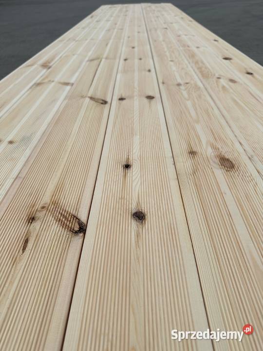 DESKA TARASOWA SOSNA SKANDYNAWSKA RYFLOWANA Okna i parapety