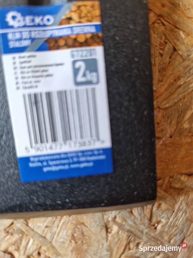 Klin do rozłupywania drewna 2 stalowy Geko Głogowa sprzedam