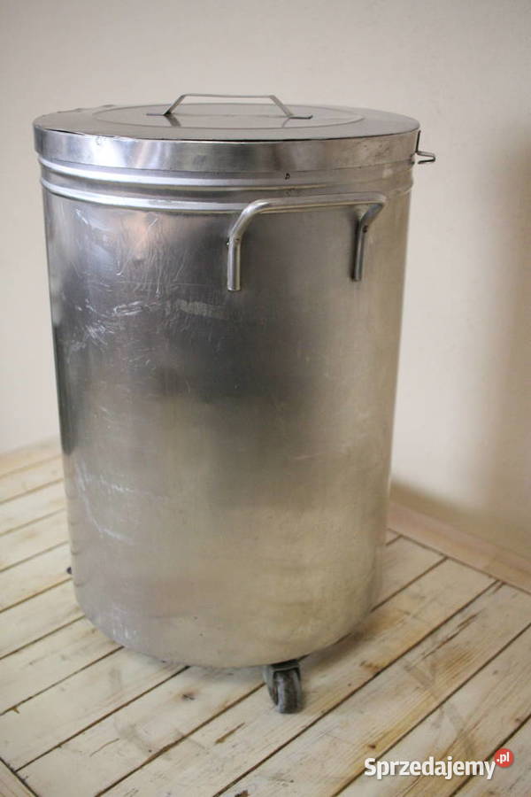 Kosz na odpadkizlewki gastronomiczny na kółkach śląskie Pszczyna