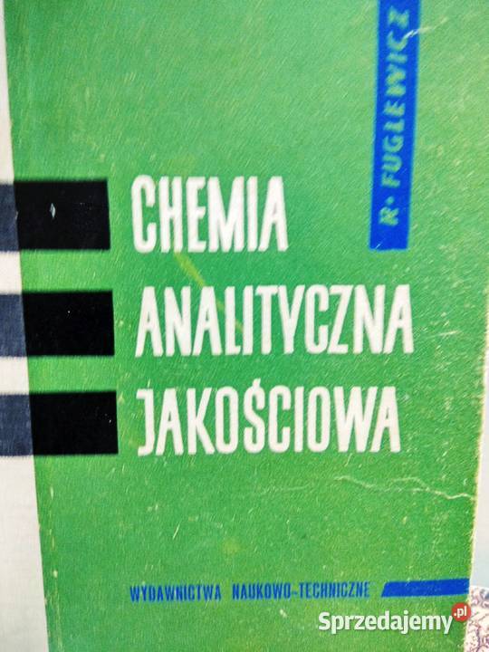 Chemia analityczna jakościowa książki outlet Warszawa