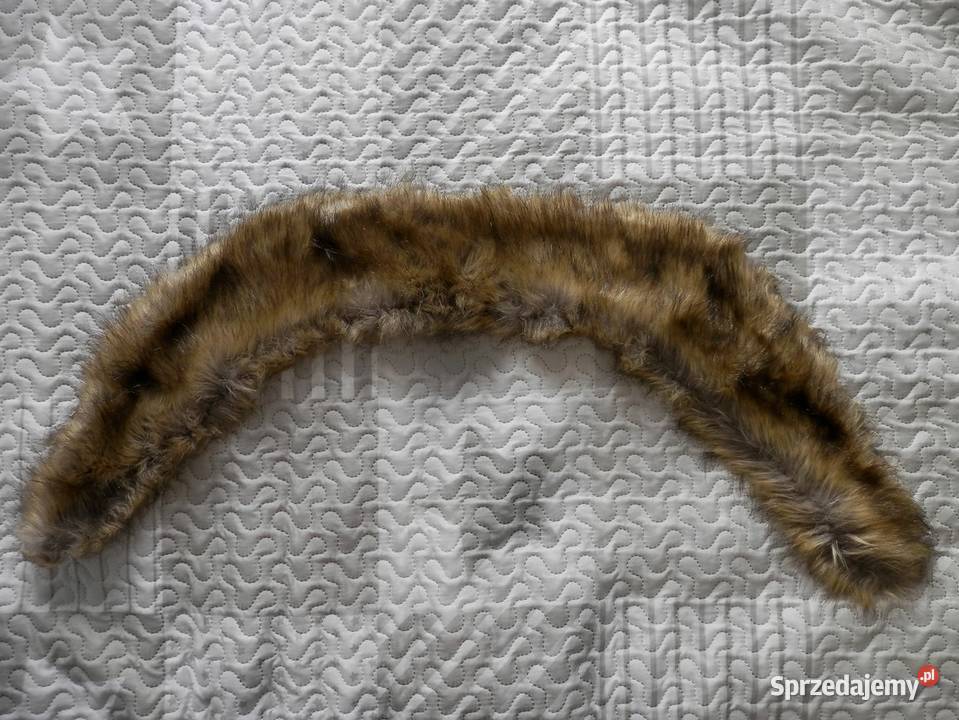 Kołnierz Futrzany Obszycie Kaptura Etola Szal Łomża sprzedam