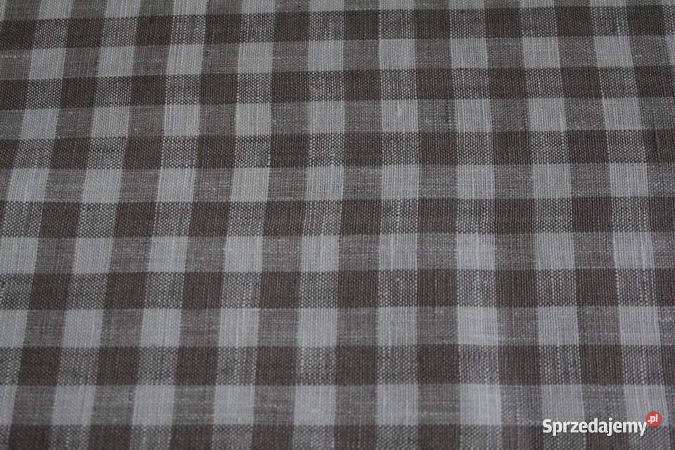 Tkanina len 100 kratka 185gm2 szer 150 mazowieckie