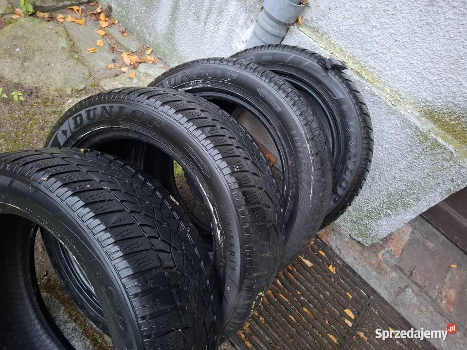 4 opony zimowe 215x55x17Dunlop sprzedam
