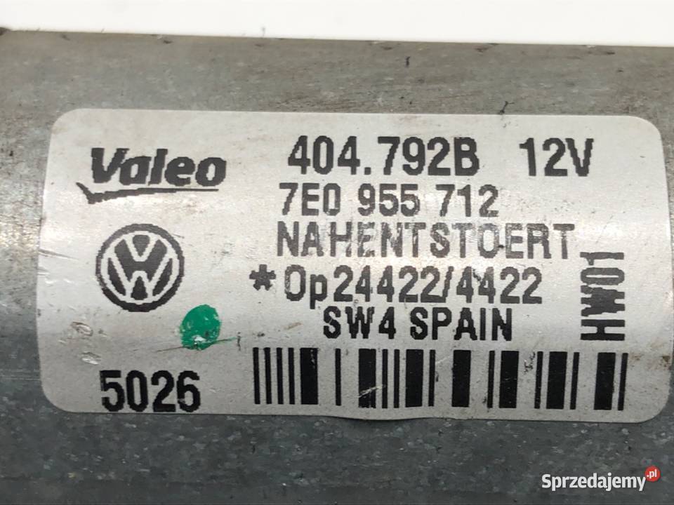 SILNIK WYCIERACZEK TYŁ PRAWY VW TRANSPORTER T5 osobowe