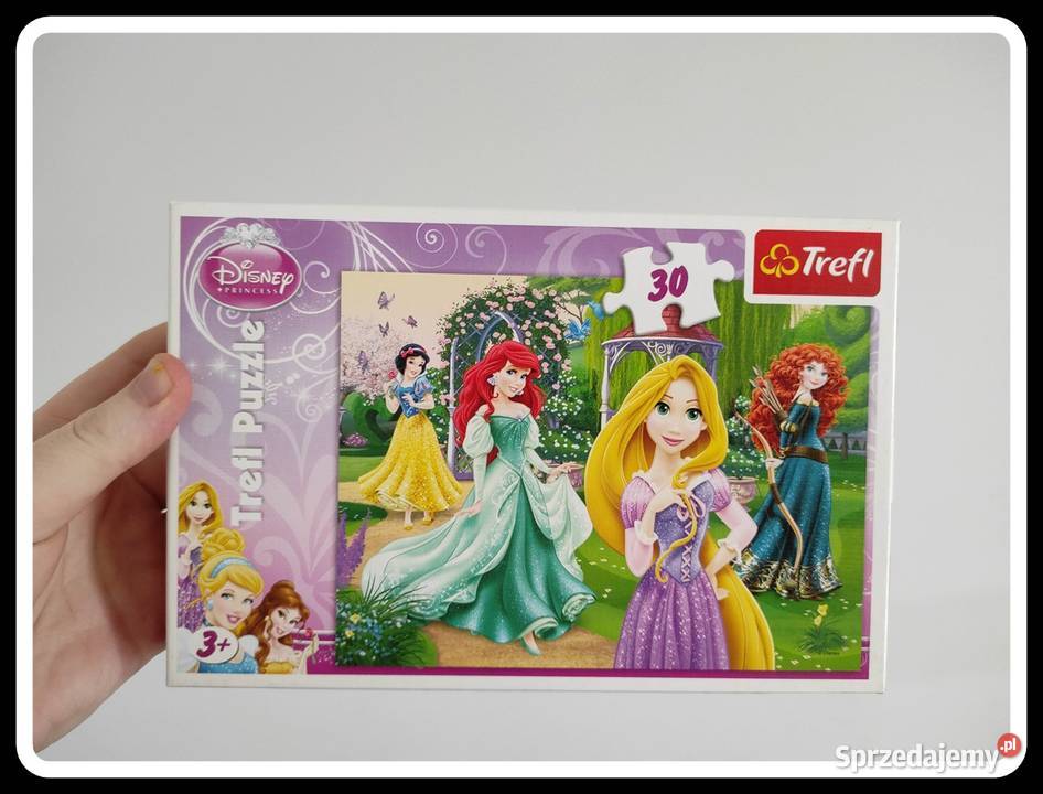 TREFL puzzle dziewczęce księżniczki 30 elem