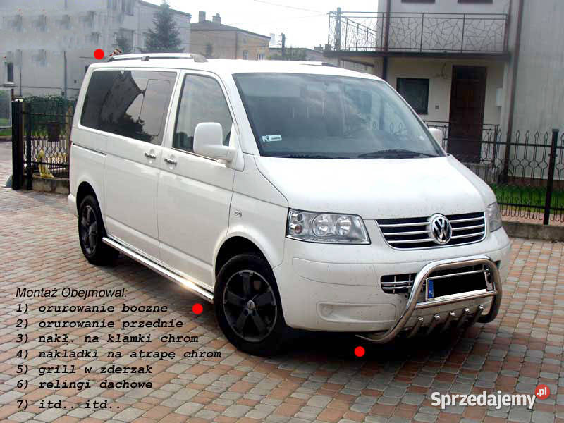 Orurowanie Podesty T5 T6 Transporter Multivan