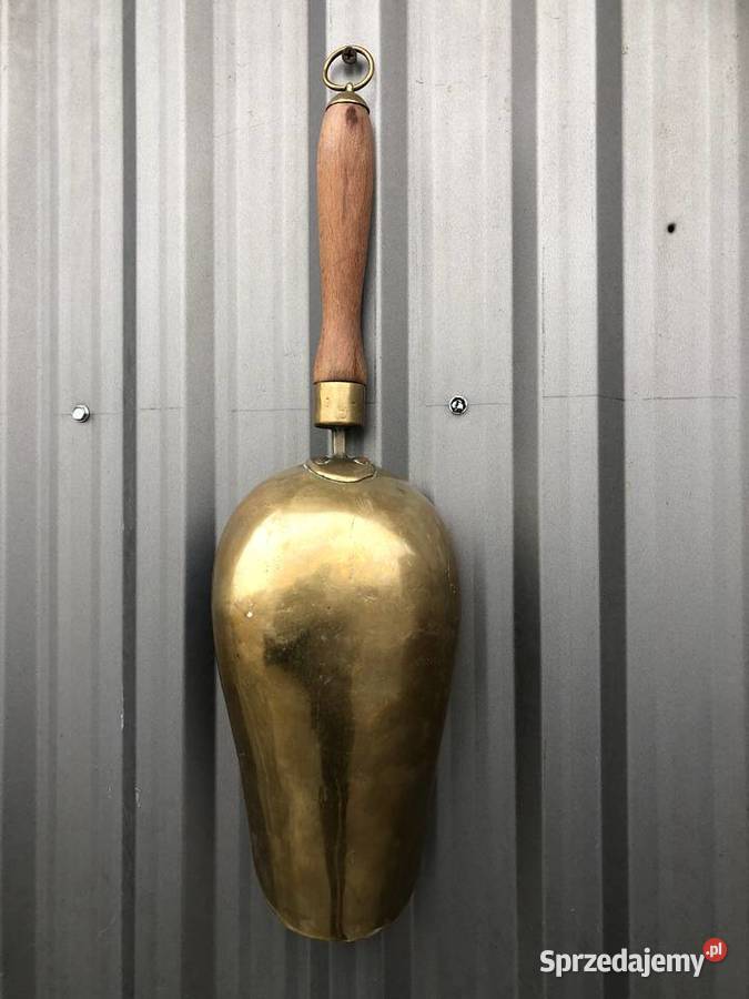 Duża ŁYŻKA NASYPKA SZUFLA SZUFELKA MOSIĄDZ Łowicz