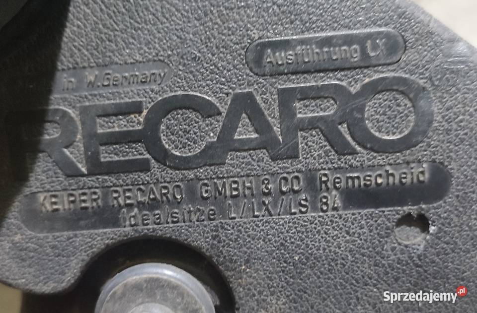 Fotele Recaro LX Nowy Sącz sprzedam