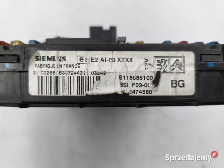 Sterownik Silnika Citroen C3 11 9648568480 Komputery Wyszków sprzedam