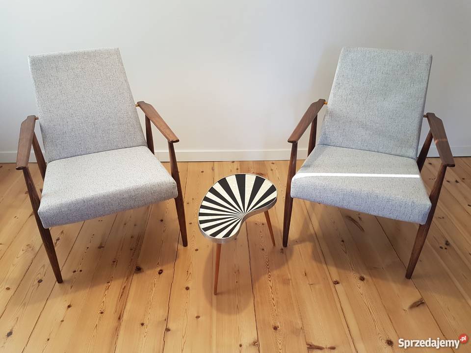 Fotel PRL liski autor Hanna Lis lata 6070 Szczecin
