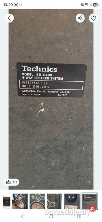 Technics Amplituner SAAX6 Technics Kolumny Radom