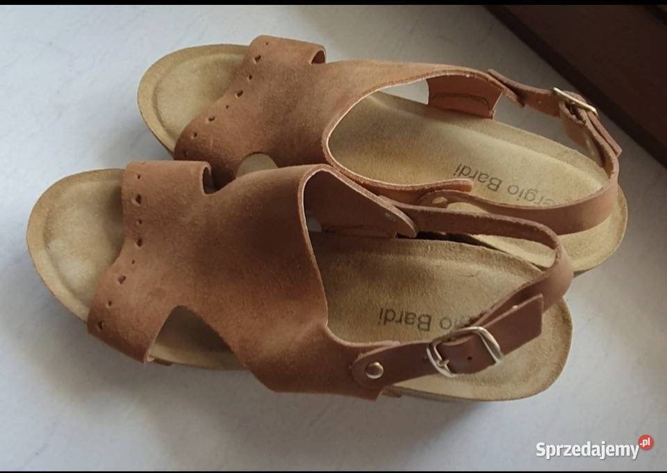 Buty marki Sergio Bardi natzamsz camel wizytowe lubelskie