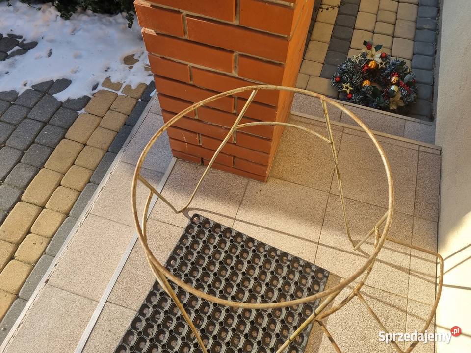 Stojak na miskę z okresu PRL Lublin