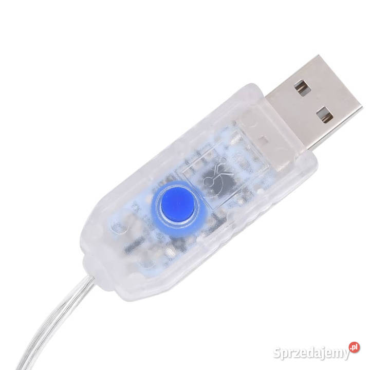 Świąteczne renifery 2 80 niebieskich LED akryl