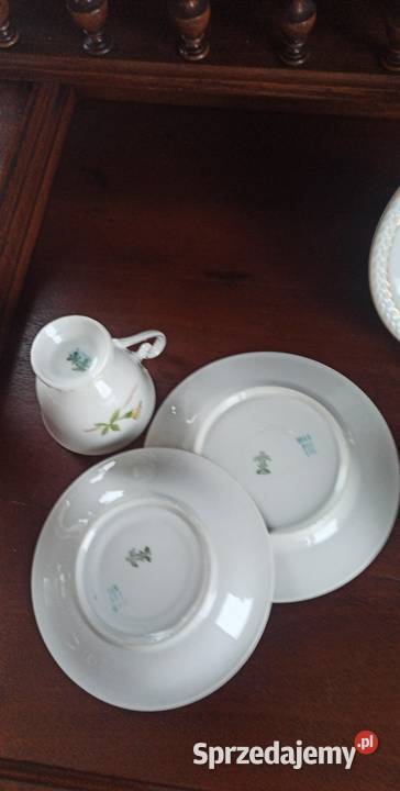 Śliczna Filiżanka z talerzykiem deserowym CT Porcelana i szkło Antyki, Sztuka, Kolekcje Gdańsk sprzedam