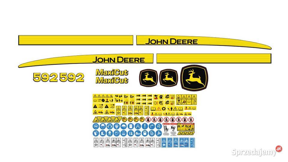 Naklejki John Deere 592 i inne modele super Bydgoszcz