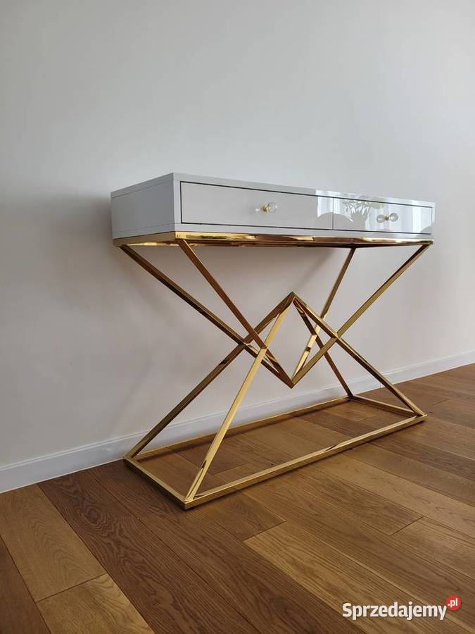 KONSOLA DIAMOND ZŁOTA PODSTAWA GLAMOUR AKANT Gierałtowiczki sprzedam