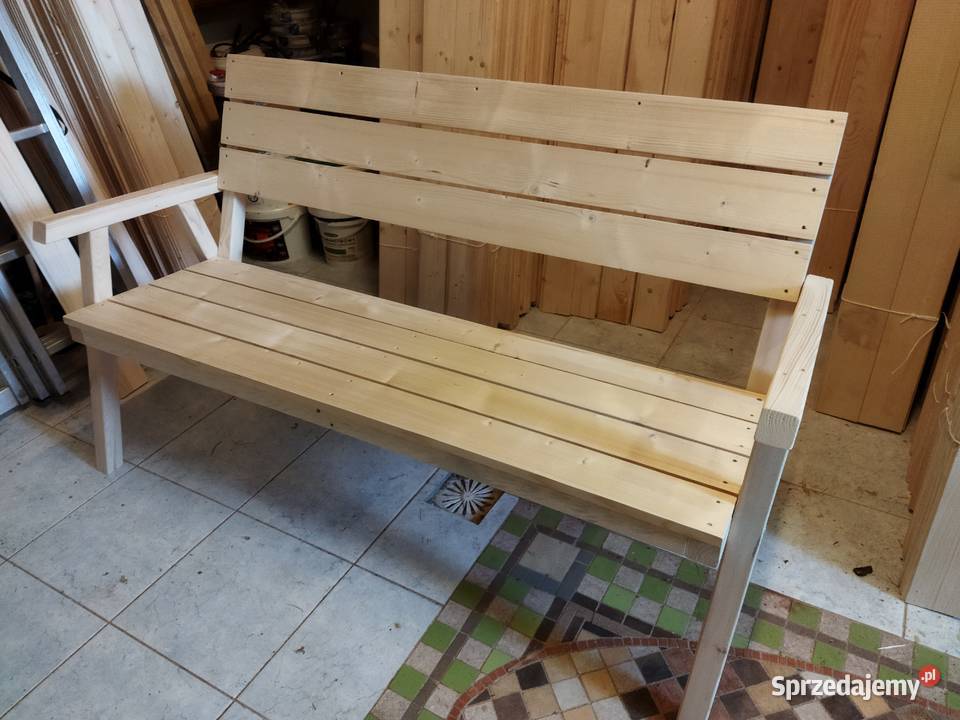 Ławka drewniana do ogrodu podkarpackie Malawa sprzedam
