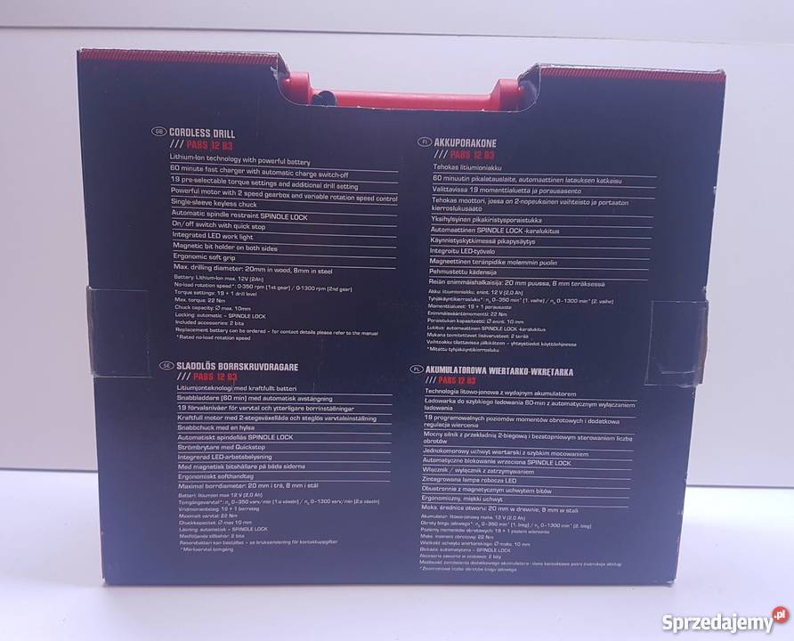 Wkrętarka PARKSIDE PABS 12 B3 nowa Wrocław