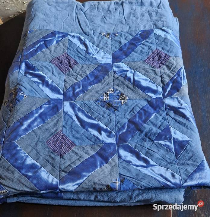 PATCHWORK KOŁDRA 149 x 220 bawełna surówka Lublin