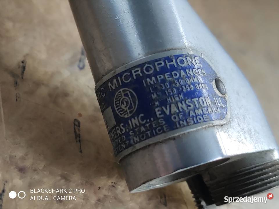 archaiczny mikrofon Shure Brothers 51 Sonodyne Grabowo