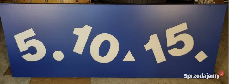 Kaseton reklamowy wewnętrzny LED Bolesławiec