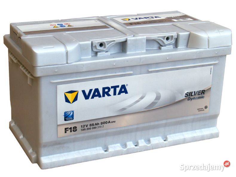 Akumulator VARTA Silver Dynamic F18 85Ah 800A EN akumulatory Mińsk Mazowiecki sprzedam