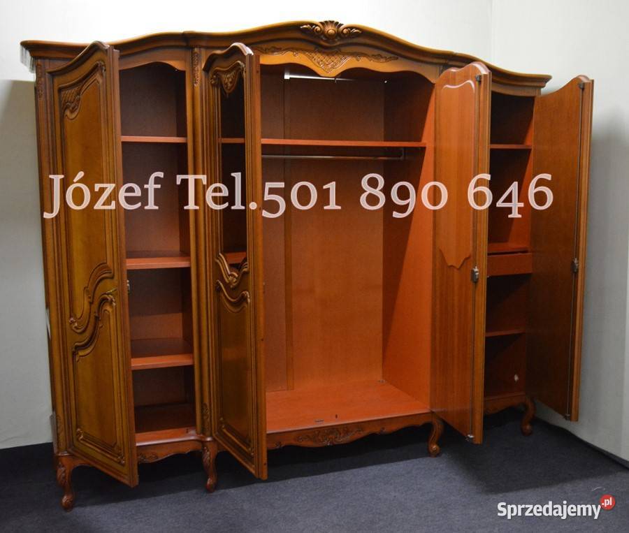 Stylowa sypialnia szafa łóżko komoda szafki Pszczyna