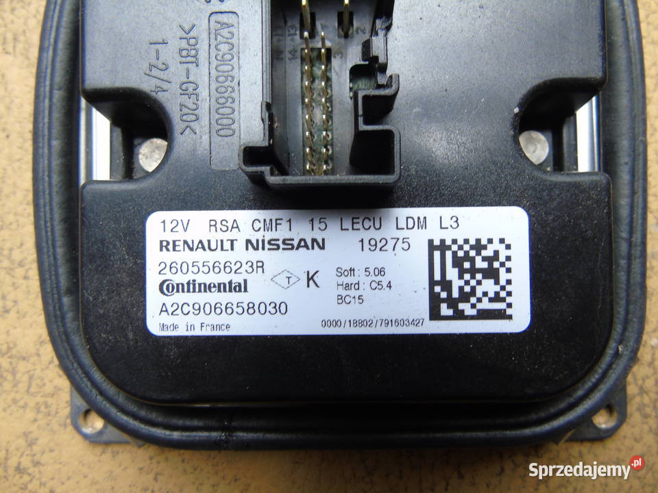 Renault Nissan Przetwornica Moduł Led 260556623r Radziszów