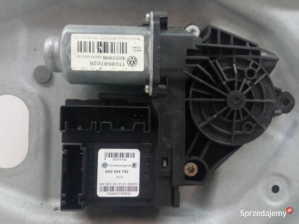 MECHANIZM SZYBY PRAWY PRZÓD 1T1971121A VW osobowe sprzedam