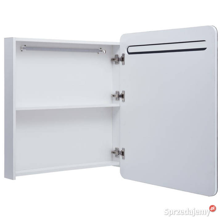 Szafka łazienkowa z lustrem i LED 68 x 9 x 80 Warszawa