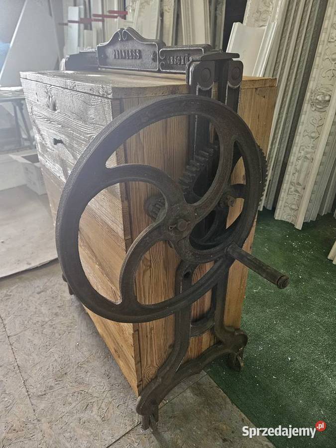 komoda drewniana ze stelażem żeliwnym Warszawa sprzedam
