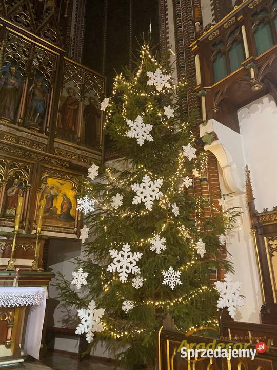 Śnieżynki styropianowe gwiazdki 16 ozdoby inny kolor Dębna