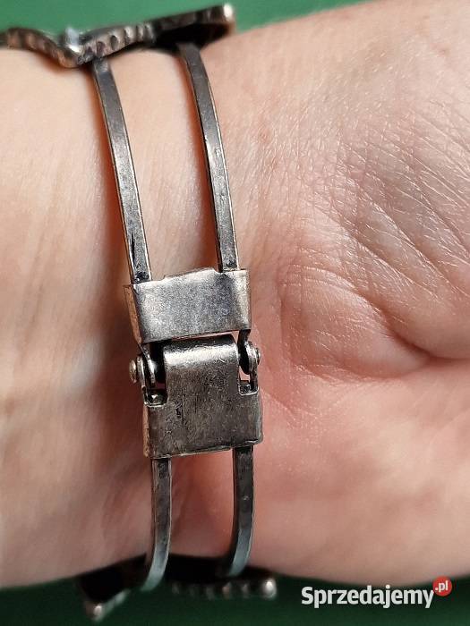 BRANSOLETA VINTAGE Z MOTYWEM ANTYCZNYCH LIŚCI śląskie