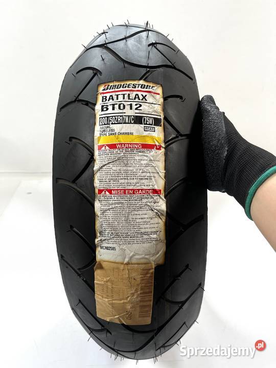 Opona BRIDGESTONE BATTLAX BT012 R 20050ZR17 MC Łobżenica