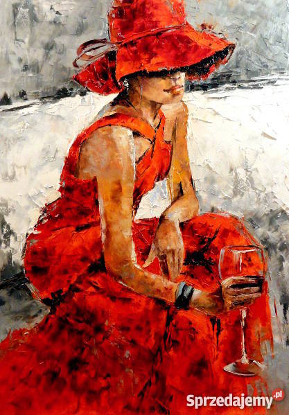 Obraz olejny 50x70 dziewczyna akt Warszawa sprzedam