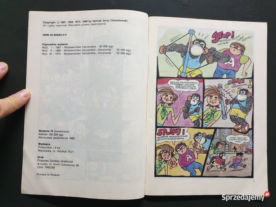 Tytus Romek i ATomek księga II wydIV zmienione Rok wydania 1990 Gdynia