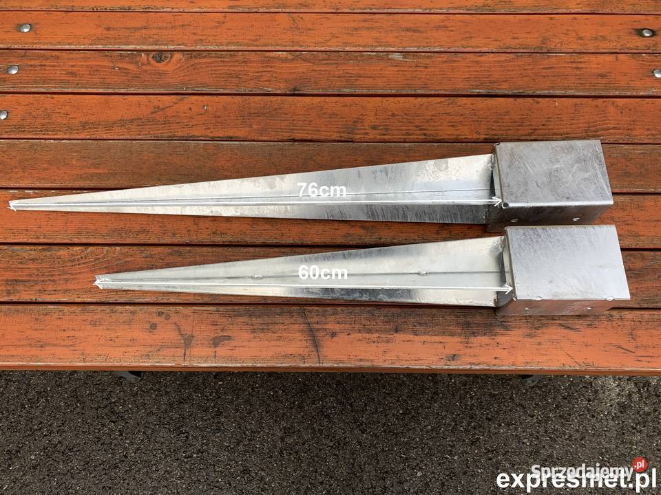 PODSTAWA SŁUPA Kotwa Wbijana 100x100x750mm