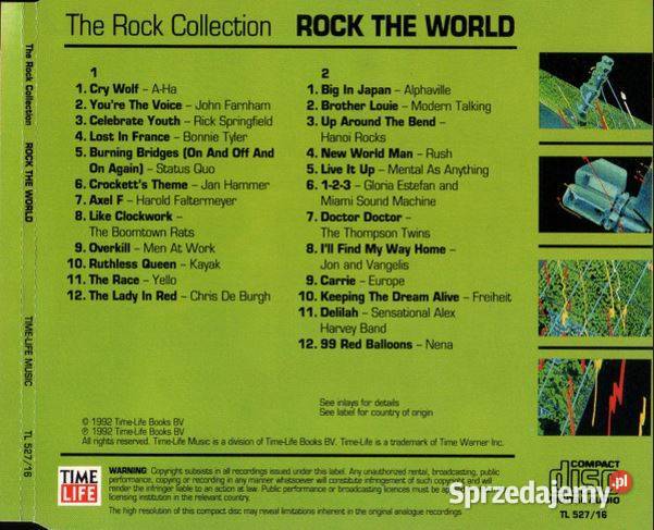Various The Rock Collection Rock The World x 2 lubelskie Biłgoraj sprzedam